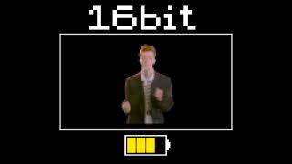 Rick Astley (1bit to 16 bit)