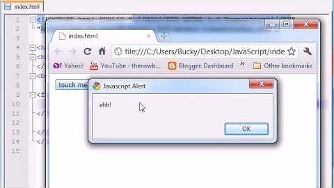 Beginner JavaScript Tutorial – 22 – Event Handlers