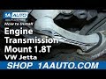 How to Replace Rear Engine Transmission Mount 18T 2000-05 Volkswagen Jetta