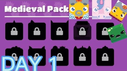 FINISHING BLOOKET COLLECTION FROM SCRATCH DAY 1! MEDIEVAL PACK