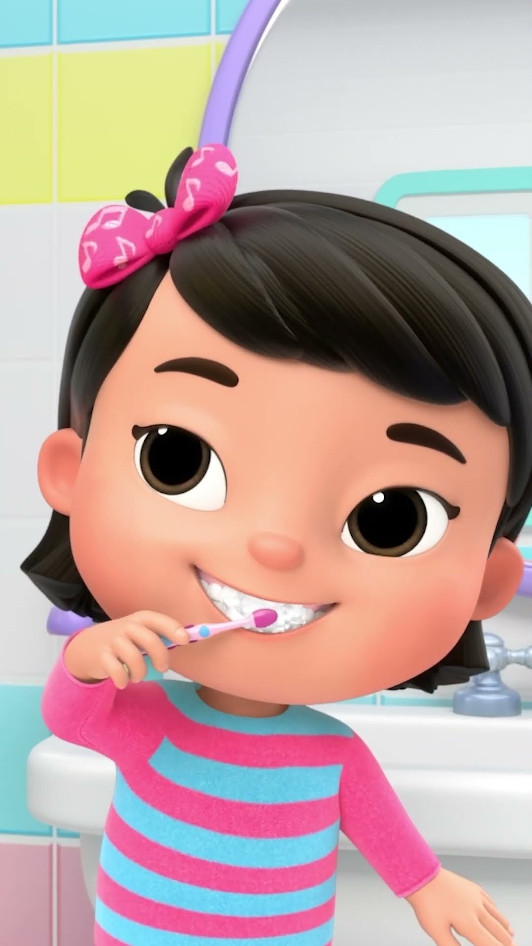 Bailemos y cepillemos los dientes ? | #CancionesInfantiles #Caricaturasparabebés #LittleBabyBum