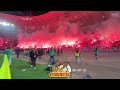 Derby tunis  estca 16032024   tifo et craquage curva sud