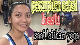 HESTI PURWADINATA BODY COMBAT|| latihan YOGAA