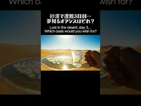 Oasis ASMR 砂漠で遭難3日目 夢見るオアシスはどれ 絶体絶命のピンチを救う究極のオアシスASMR イヤホン推奨