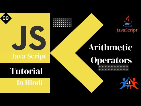 JavaScript Tutorial || Arithmetic Operator In JavaScript Part-9 (Hindi / Urdu)