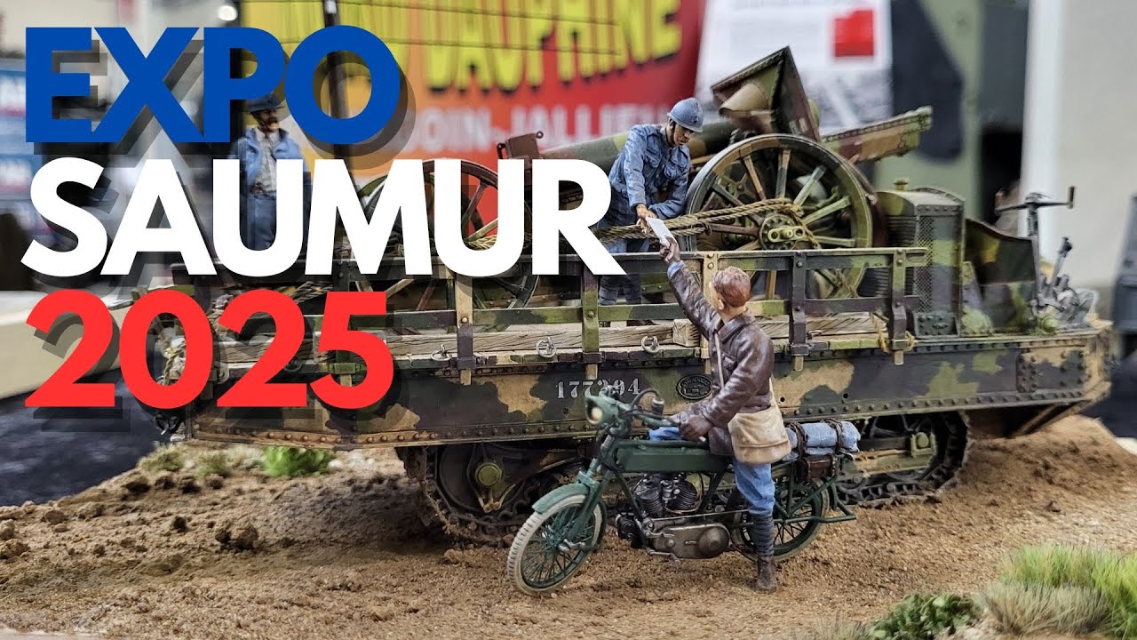 ▶️Expo maquette Saumur 2025 // Musée des Blindés de Saumur