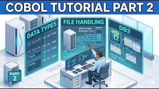 COBOL Programming Tutorial Part 2 — Data Types, File Handling & DB2