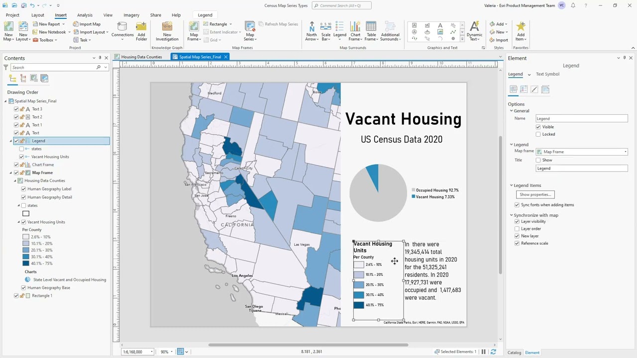 Spatial Map Series in ArcGIS Pro | Tutorial - Part 1