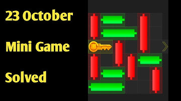 23 October Mini Game | mini game hamster kombat | Puzzle game Hamster Kombat