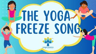 Yoga Freeze Song | Warm Up | Action Song for Kids | Yoga Guppy by Rashmi Ramesh