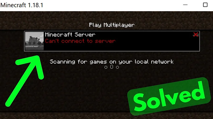 Fix can't connect to server minecraft tlauncher 1.18.1