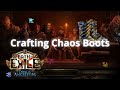 Crafting chaos boots  poe 322 ancestor league