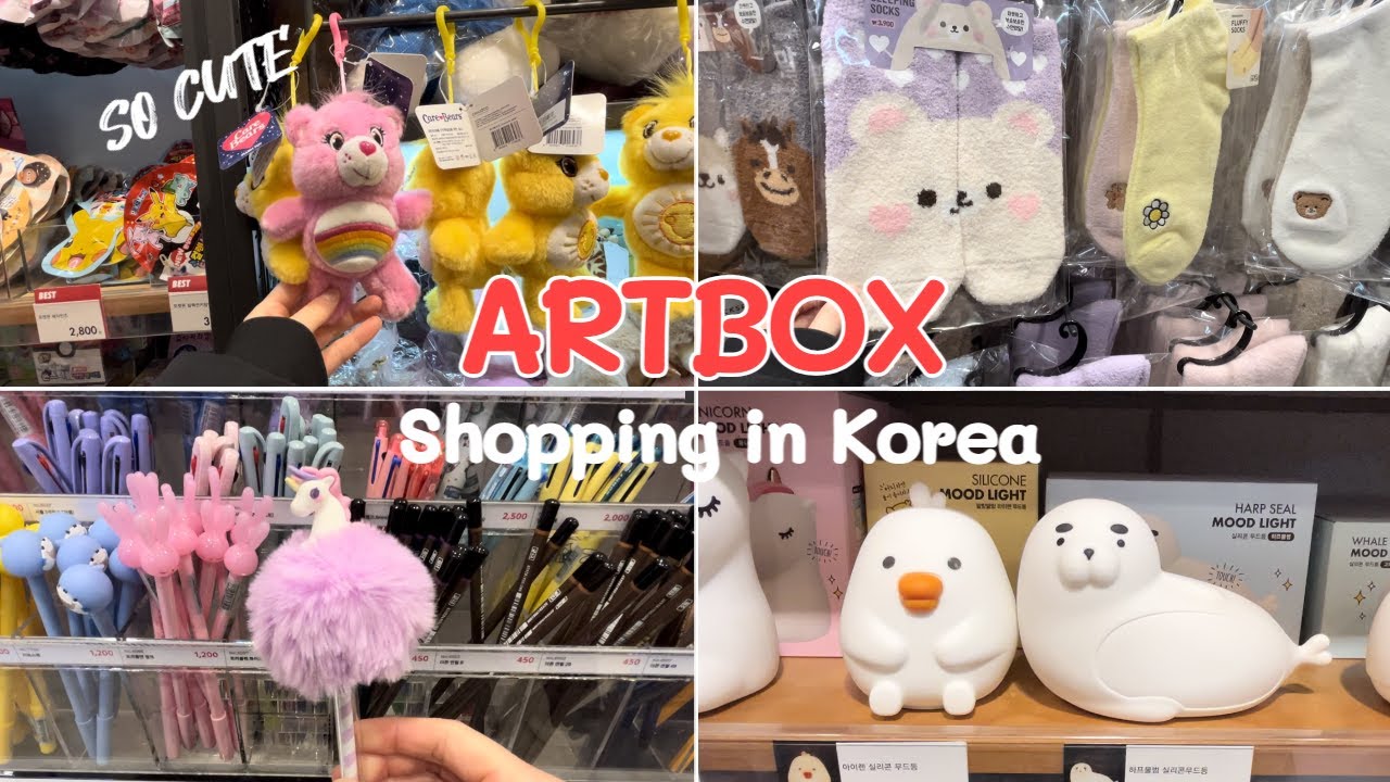 ARTBOX KOREA / ARTBOX TOUR / CUTEST THINGS / SHOPPING AT ARTBOX