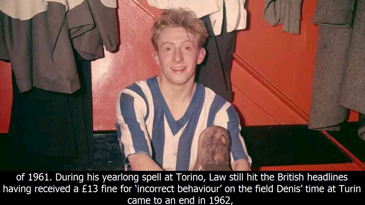 Huddersfield town town v torino - the denis law derby