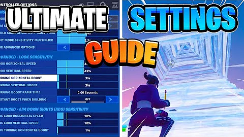 NEW BEST Controller/Console SETTINGS + Sensitivity Tutorial and Guide (Fortnite Settings Explained)