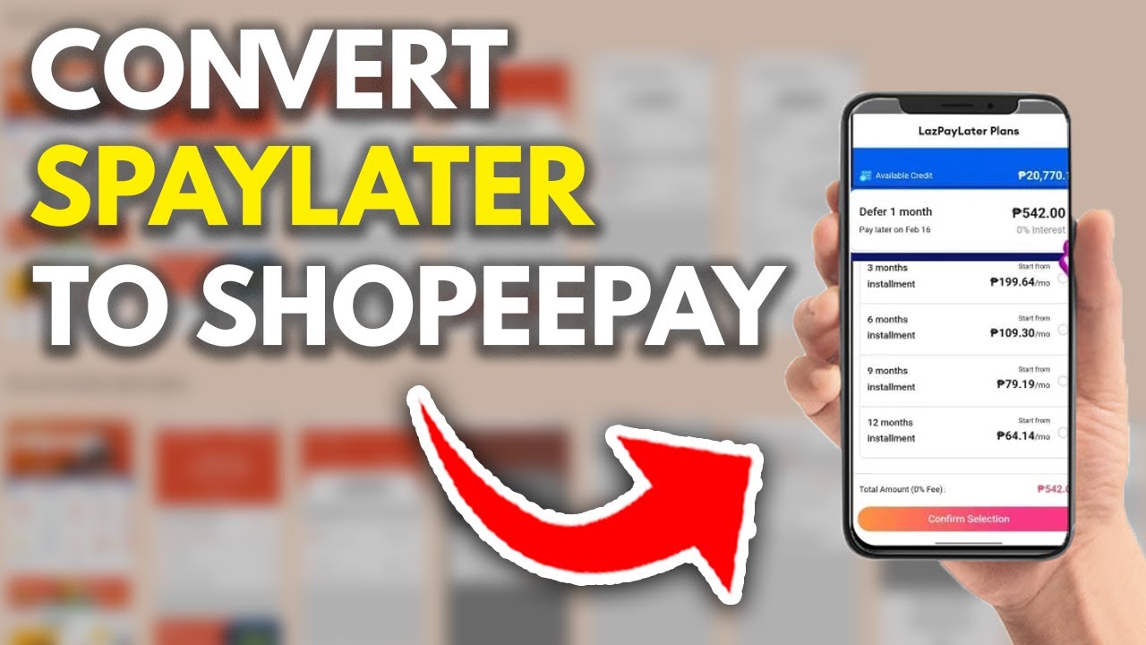 Как конвертировать SPayLater в Shopee Pay (2025)