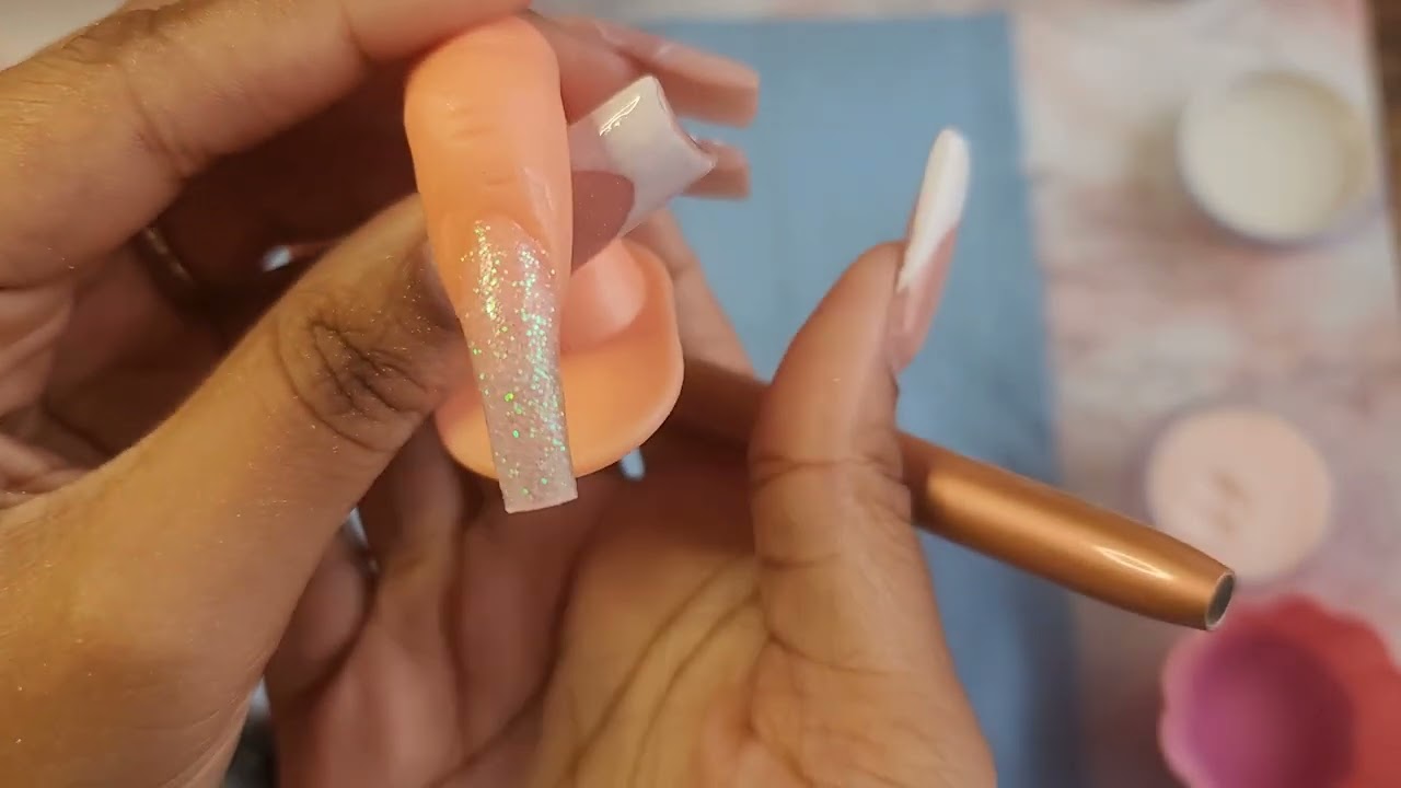 Swatching Beautiful Glitter Powders! | Trying Nail Dreams Acrylic