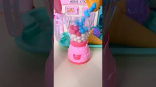 Satisfying miniature kitchen, blender colorful ice cream candy | ASMR video shorts miniature