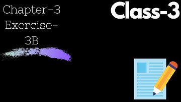 Exercise-3B | Chapter-3 | Subtraction  #Maths