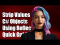 Strip all values from C# objects using Reflection
