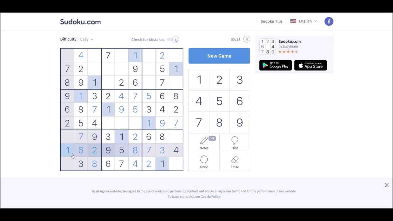 Sudoku 06 22 20 Easy Dream Escape YouTube