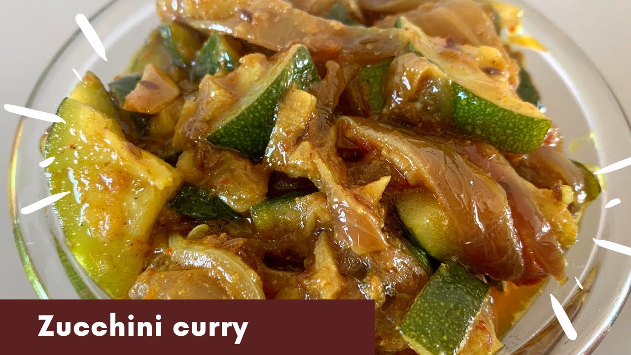 Easy and super tasty Zucchini curry/ IndianNepali curry/ 10 minute