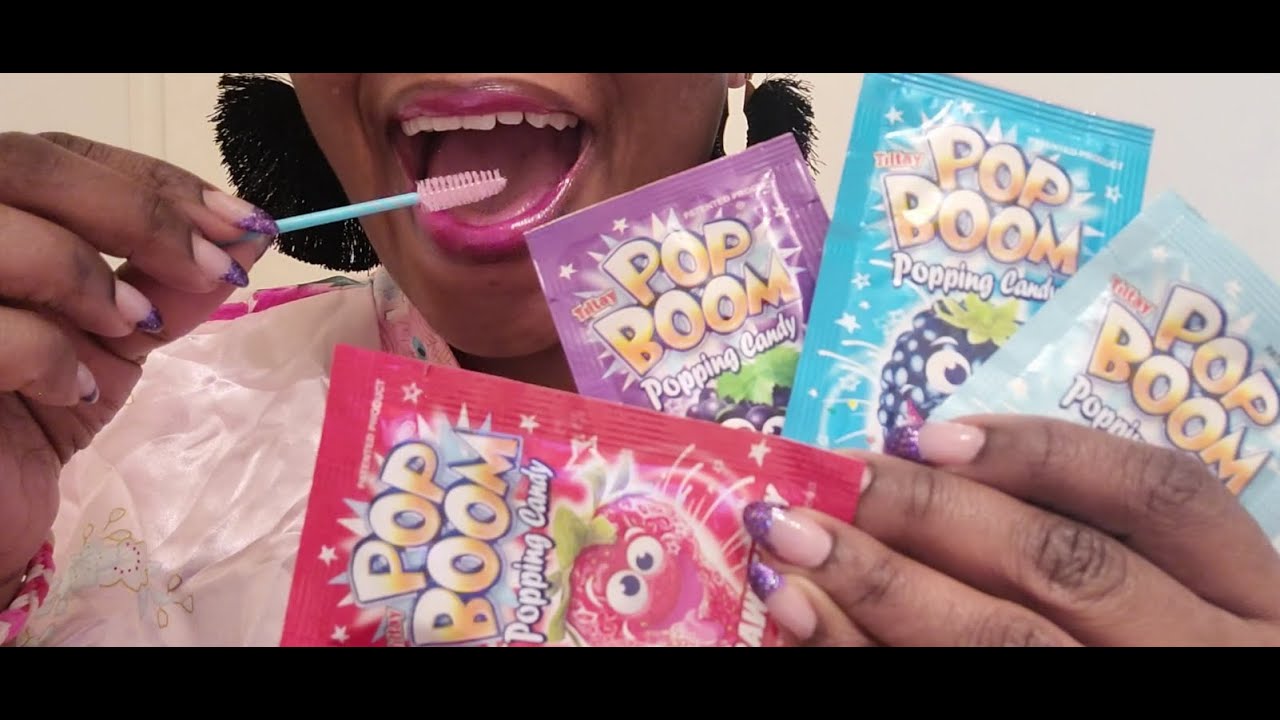 MOUTH SOUNDS ASMR 😴 EATING SOUNDS | POPPING CANDY | MUKBANG for DEEP SLEEP | ZOOMED | 音フェチ