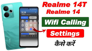 How to enable wifi calling in realme 14t 5g !! How to enable wifi calling in realme 14 5g