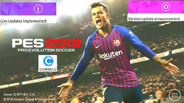Pes 2019 android mobile latest update - Official News