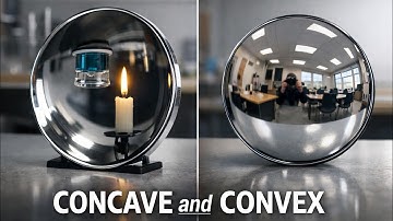 CONCAVE mirror and CONVEX mirror 🪞 Difference and uses . #convexmirror #concavemirror #explain 