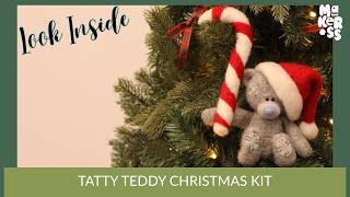 Tatty Teddy Needle Felt Kit Christmas 2023 Edition - Look inside!