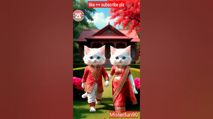 Watch the video about Beautiful babies #cute #cat #kitten #couple #new #song #music #funny #trending #shorts #art #ai