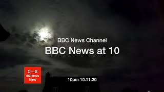 Information BBC News at Ten intro - countdown 84 seconds - 10pm 10.11.20 News