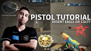 CrossFire - PISTOL Tutorial [Colt vs. Desert Eagle]