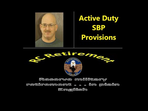 Episode 0141 - Active Duty Sbp Provisions