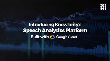 Programmable Speech Analytics Platform Built with Google Cloud