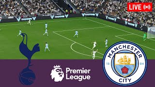 Tottenham Hotspur vs Manchester City LIVE. Premier League 2023/24 Full Match -Simulation Video Games