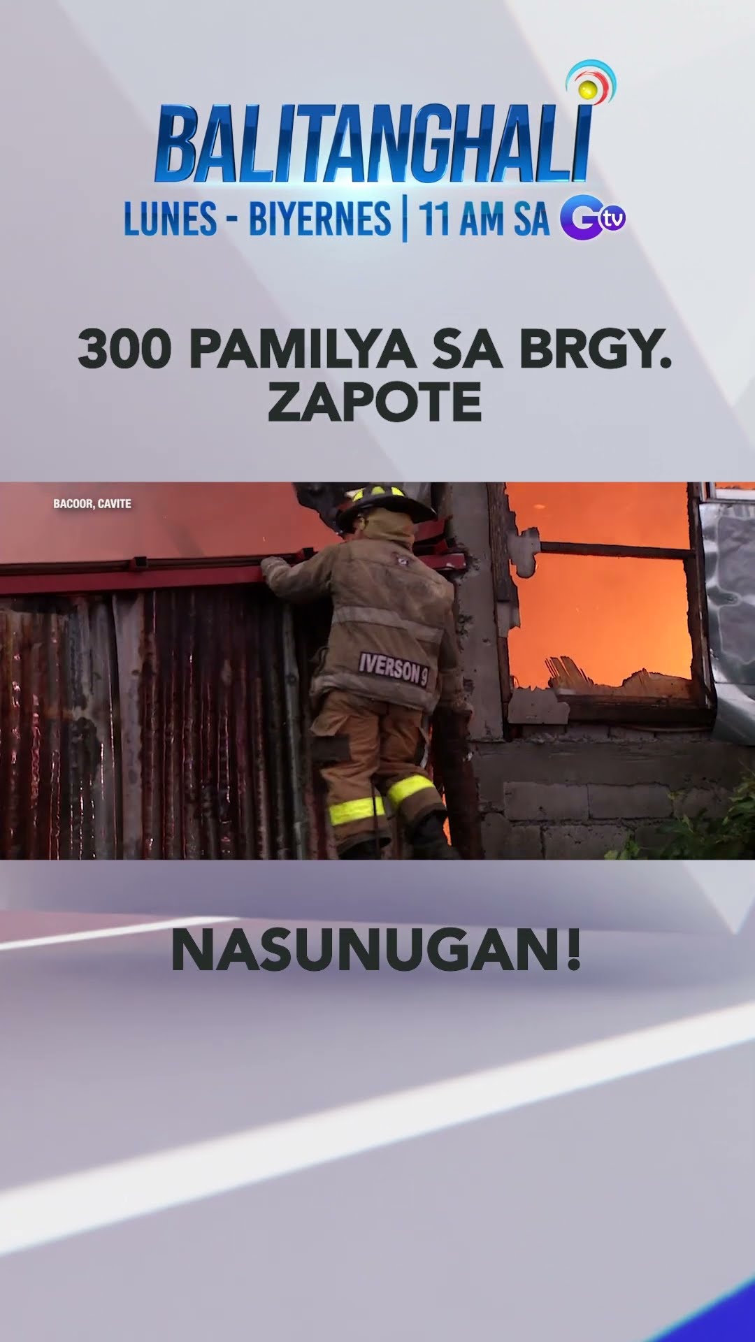 300 pamilya sa Brgy. Zapote I, nasunugan; kabuhayan ng ilan, nadamay #shorts | Balitanghali