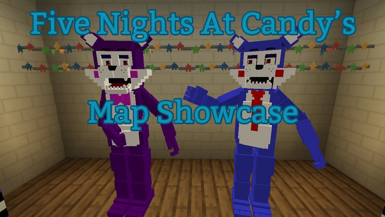 Five Nights At Candy S Map Showcase Youtube - roblox mapa fnac five nights at candy s youtube