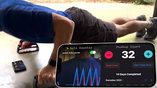 Pushup Counter App - Demo - Auto counting pushups with TrueDepth / FaceID depth sensor screenshot 5