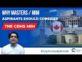 The cems mim  smart choice for masters  msc applicants