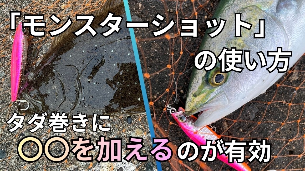 DUEL「モンスターショット」は青物やヒラメ・マゴチに有効！使い方や