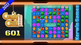 Candy Crush Saga Level 601 - No Boosters - 20 moves (2021)