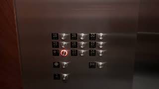 OTIS traction high rise elevators at US Bancorp Center in Downtown Minneapolis, MN
