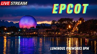 Live at Epcot for some rides, shows and Luminous!  Thurs 3/21/24 at 6PM ET | Disney World 2024