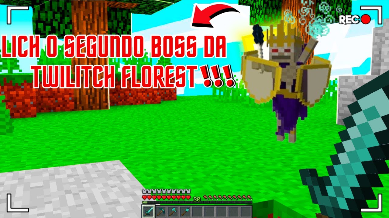 ModCraft: A Saga Modificada: Lich o segundo Boss da Twilitch Florest (Ep 8)