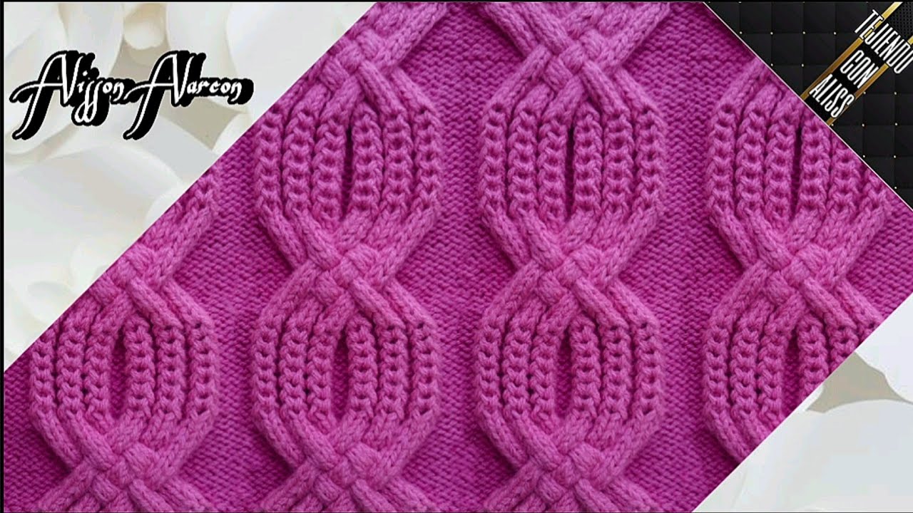 #631 - TEJIDO A DOS AGUJAS / knitting patterns / Alisson . A