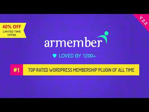 ARMember - WordPress Membership Plugin | Codecanyon Scripts and Snippets
