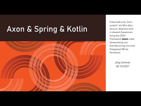 Axon & Spring-Boot & Kotlin & PostgreSQL