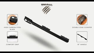 Introducing The Grip & Pull Scraper: The Ultimate Tool for Perfect Hardwood Finishes.